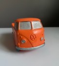 TOMTE bil oransje Volkswagen VW pickup truck vinylgummi modellbil nr 756 1:30 - Lærdal Stavanger Norway 1960/ 70 tallet thumbnail