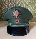 Tysk politi uniformslue/ hatt  str 57 1980/ 90-tallet thumbnail