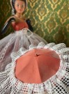 Uvanlig flott half doll rokokko dukke/ figur/ bordlampe - 1950/ 60 tallet thumbnail