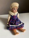 Antikk dukke bisquit porselen H29 cm - Globe baby DEP Germany 1900 tallet thumbnail