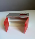 BRIO dukkehus møbler interiør 1:18 - Rød oppvaskbenk kjøkkensett 1970 tallet thumbnail