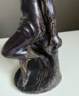 Keramikk terrakotta kvinne/ dame akt figur/ skulptur - Italia 1960/ 70 tallet thumbnail