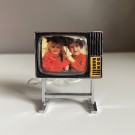 Lundby dukkehus møbler tilbehør 1:18 - Television linær TV 1970/ 80 tallet thumbnail