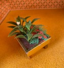 Lundby dukkehus møbel tilbehør 1:18 - Brasilia plantekasse blomsterbord (5604) 1970 tallet thumbnail