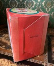 Sirkus klovn mekanisk trekkoppgave blikkleke i original emballasje USSR Sovjetunionen 1950/60-tallet thumbnail