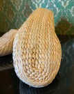 Slippers/ sandaler/ tøfler/ sko flettet bast/ organisk naturlig materiale str 41-43 thumbnail