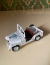 Militært kjøretøy hvit jeep modellbil 814 UNISEF logo Tekno Denmark 1960-tallet thumbnail