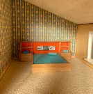 LISA of Denmark dukkehus møbler tilbehør 1:18 - Danisk Modern Bookcase bedroom dobbelseng #170 1970 tallet thumbnail