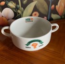 Suppeskål porselensskål bolle med hank NBK Rogaland BK Norges Bondelag Figgjo Norge thumbnail