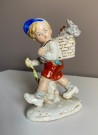 Nostalgisk porselens figur - Tyskland, 1950/60 tallet thumbnail