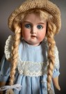 Antikk dukke Bisquit porselen (370) H45 cm - Armand Marseille Tyskland 1900 tallet thumbnail