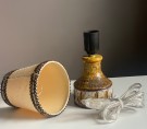 Liten keramikk bordlampe 813/ 12 - MAXAM Danmark 1960/ 70 tallet thumbnail