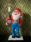 Stor kitsch gnom/nisse bordlampe 1960-tallet thumbnail