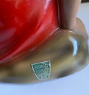 Stor gips damefigur skulptur - Gino Manca BERNARDI KONST 1960 tallet thumbnail