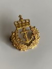 Forgylt luemerke Den Norske Marine Sjøforsvaret - Ottar Hval Oslo thumbnail