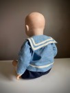 Spezial antikk dukke bisquit porselen H40 cm - C.M. BERGMANN Tyskland 1918 thumbnail