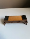 Lisa of Denmark dukkehus møbler tilbehør 1:18 - 3-seters skinn sofa #181 1970 tallet thumbnail