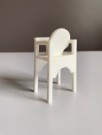 Lundby dukkehus møbler tilbehør 1:18 - hvit babystol i plast (60.5048) 2000 tallet thumbnail