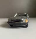 Mercedes Benz 380 SEC 500 SEC 226 i original eske 1:35 - NZG Modelle Germany 1980 tallet thumbnail
