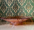 Stort fat/ skål i orange Luster/ Karnevalsglass thumbnail