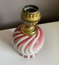 Swirl Candy bordlampe i porselen - SEGO Sverige 1980 tallet thumbnail