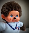 Monchhichi plysj apekatt/ bamse - 1970 tallet thumbnail