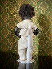 Antikk afro sovedukke med flirteøyne 134 - König & Wernicke Germany Tyskland 1930 tallet thumbnail