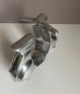 Scooter/ moped - pyntegjenstand dekor i forkrommet metall/ aluminium thumbnail
