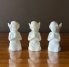 Nostalgiske små engler englebarn i hvit plast 1960/70-tallet thumbnail