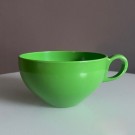 Eple grønne kopper og skål i melamine - USA, 1950/60 tallet thumbnail