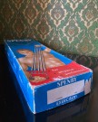 SPENDY exercisers vintage treningsapparat elastisk treningsbånd armstrekker - Spencer & Beattie England 1950/ 60 tallet thumbnail