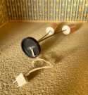 LISA dukkehus møbel tilbehør 1:18 - Dobbel tivoli gulvlampe (61103) 1970 tallet thumbnail
