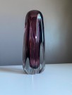 Tung og tidløs vase i kunstglass - Magnor Glassverk Norge, 1960-tallet thumbnail