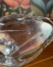 Fugl glassfigur glassfugl brevvekt i klart transparent krystallglass Hadeland Glassverk Norge thumbnail