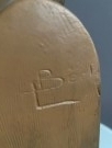 Antikk Art nouveau kvinnebyste i gips - Tyskland, 1900 tallet thumbnail