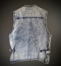 Vest i steinvasket dongeri/ demin, str L - RUI CHANG FASHION thumbnail