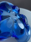 Royal blå skål i kunstglass - Murano Italia thumbnail