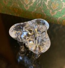 Kosta Igloo lysestake i klart kunstglass - Göran Wärff Kosta Boda Sweden Sverige 1970/ 80 tallet thumbnail