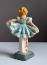 Shirley Temple Rockabilly salt/ såpestein figur/ skulptur - 1950/ 60 tallet thumbnail