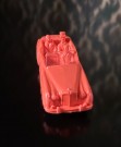 TOMTE bil Orange Bentley modellbil vinylplast No. 750/ 22 - Lærdal Stavanger Norway 1960/ 70 tallet thumbnail