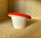 Lundby dukkehus møbler tilbehør 1:18 - POP fåtölj/ Space Age lenestol (5455) 1970 tallet thumbnail