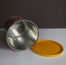 Landhandel Rød COOP Kaffeboks/ blikkboks med lokk - 1970 tallet thumbnail