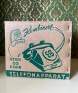 Landhandel reklame Kombinert vegg og bord telefonapparat Elektrisk Bureau emballasje i papp thumbnail