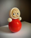 Roly-Poly celluloid Nevalyashka dukke - Sovjet USSR 1960 tallet thumbnail