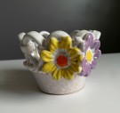 Vintage glasert potteskjuler i keramikk - Italia 1970 tallet thumbnail