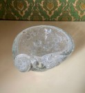 Etikettmerket skål i klart transparent kunstglass Murano Italia thumbnail