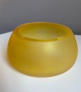 Signert asymmetrisk skål/ bolle i matt kunstglass thumbnail