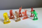 Indianer og Cowboy HK samlefigurer i plast - 1950/ 60 tallet thumbnail