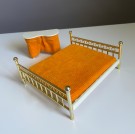 Brio Mobilia dukkehus møbler tilbehør 1:18 - Soveroms møbler 1970 tallet thumbnail