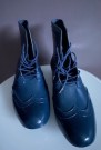 Blå gummistøvler/boots Str 40/41 thumbnail